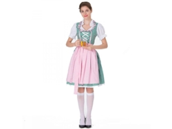 2026-vestido Dirndl Clásico Alemán Para Oktoberfest Y Carnaval Mujer Hme 2xl Verde