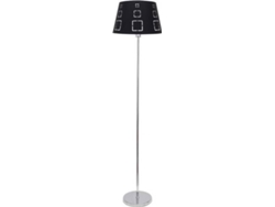 Lámpara de Pie FABRILAMP Celaya (Negro - E27 - Máx. 60W - Metal - Tela)