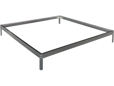 Base para Invernadero en Policarbonato HABITAT ET JARDIN Hortensia 3,65M² Zinc
