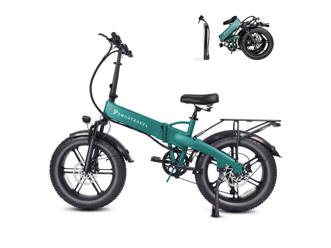 Bicicleta eléctrica plegable Aairsk M6, batería de 48 V y 15 Ah, frenos de disco hidráulicos, neumáticos de 20x4'', cuadro de aleación de aluminio, 250 W, suspensión Torque