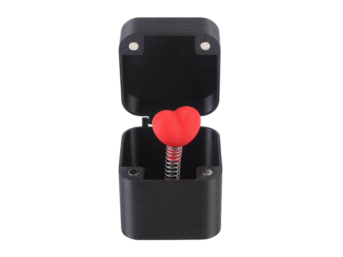 Caja De Regalo Sorpresa Con Forma De Corazón Impresa En 3d Para Mujeres Y Niñas En Ocasiones Especiales.