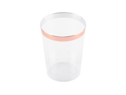 Vasos de plástico rígido para agua y vino