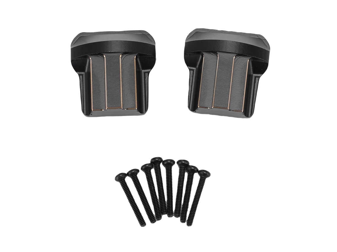 Tapa De Puente De Eje Rc De Latón Para Coche Crawler 4m 1/18, Refuerzo Estructural, Repuesto