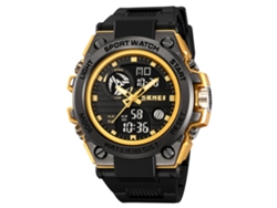 Reloj Multifuncional Skmei 2031 Para Hombre Con Doble Pantalla, Cronómetro Y Resistencia Al Agua De 3 Atm.