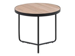 Mesa de centro BELIANI Melody de MDF Madera clara 50x50x45
