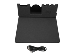 Alfombrilla De Ratón Con Carga Para Teléfono De 15 W, Soporte Ergonómico Y Base Estable Para Ordenador.