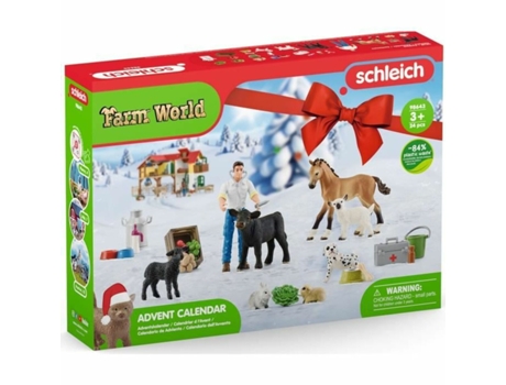Figura de Jugar SCHLEICH Set de Animales de Granja 98643 Veterinario + 3 Años (Edad Mínima Recomendada: 3 años)