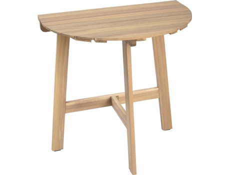Mesa de Jardín LOLA HOME Plegable Nina (70x45x74 cm - Madera - Marrón)