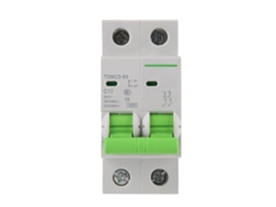 Disyuntor miniatura bipolar de curva C, 20 A, 400 V | Sin marca