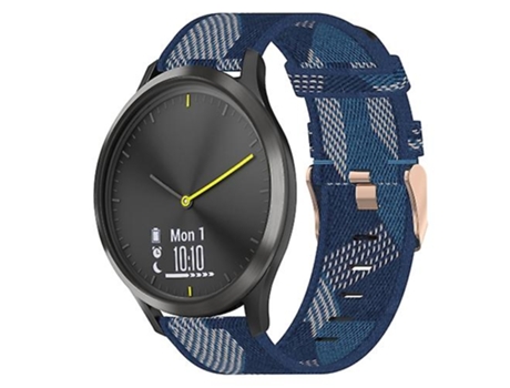 Correa Para Garmin Vivomove Hr Sport 20mm Correa De Reloj De Nylon Azul VENISYMLIS