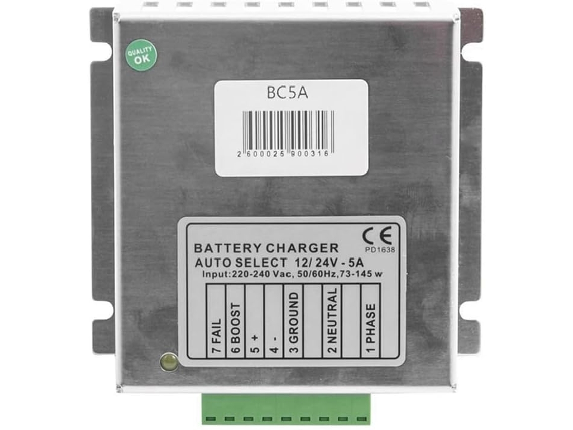Módulo Cargador Automático Inteligente Para Generador Bc5a De 12 V/24 V
