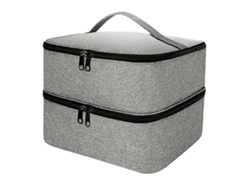 Bolsa organizadora de esmaltes de uñas con capacidad para más de 30 botellas y luz. Bolsa doble para guardar esmaltes de uñas. Ly Ebike
