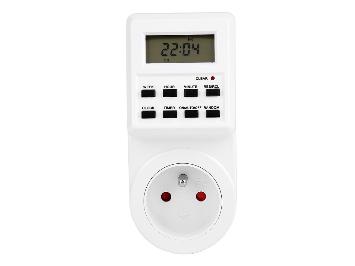 2026velora-interruptor Programable Semanal Digital Para Tomacorrientes Eléctrico Con Enchufe Fr