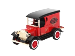 Rebe-modelo De Coche Simulado 1:32, Juguete Coche De Retroceso Con Luz Y Sonido, Color Rojo, Para Niños