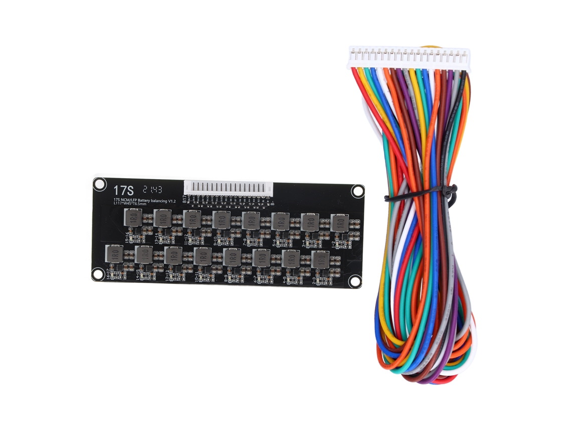 Equalizador Activo De Baterías De Litio 1.2a Bms Balanceador Inductivo Transferencia De Energía 2.0v‑4.5v17s