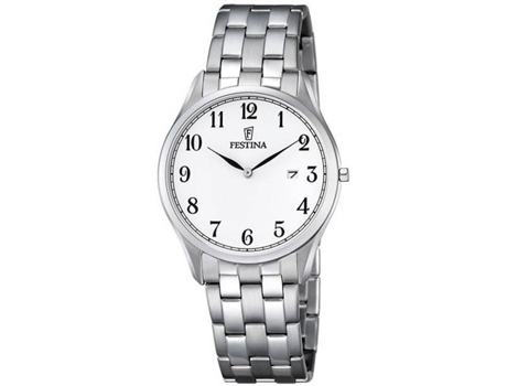 Reloj FESTINA Hombre (Acero - Plateado)