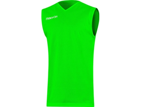 Camiseta de Hombre para Baloncesto MACRON Sin Mangas Amon Verde (M)