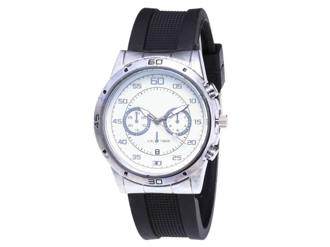 Reloj De Cuarzo Informal Con Correa De Silicona Para Hombre Y Mujer Zlf0456-d