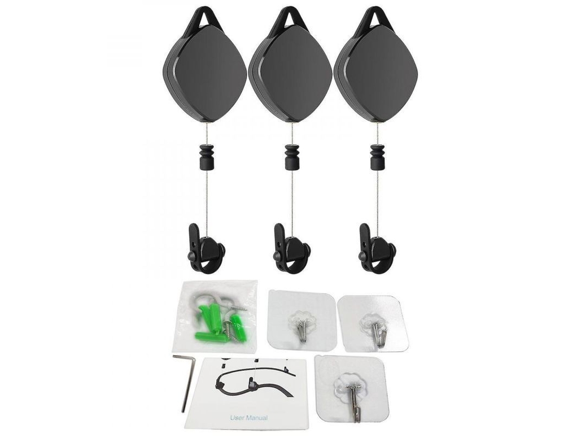 Sistema De Poleas Silencioso Para La Gestión De Cables Vr (3/6 Piezas) Para Htc Vive Rift S Ps Windows Ljj