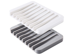 2 toalleros de silicona premium con drenaje automático para ducha, baño y cocina. Antideslizantes.