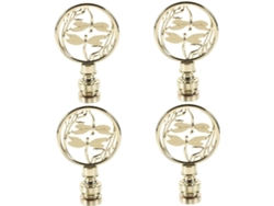 Remate De Lámpara Con Forma De Libélula (4 Piezas), Accesorio De Decoración Metálica.