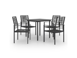 5 Piezas Conjunto De Jantar Para Jardim Dkd Home Decor