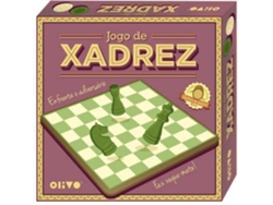 Juego de Ajedrez OLIVO Tablero Madera (Edad Mínima: 8)