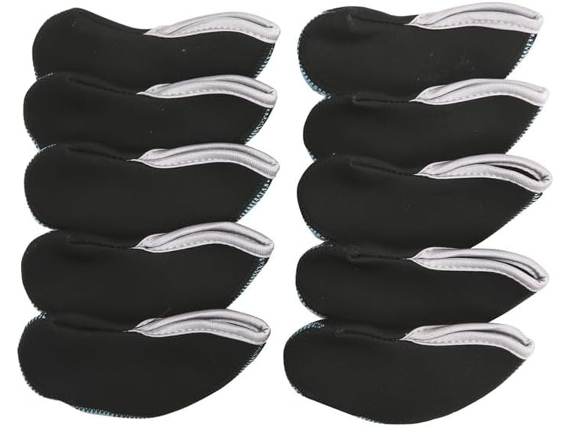 Fundas protectoras para cabezas de palos de golf, 10 unidades, con ventana | Sin marca