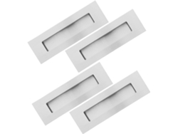 Juego De 4 Manijas Para Puertas Corredizas Empotradas - Estilo De Diseño