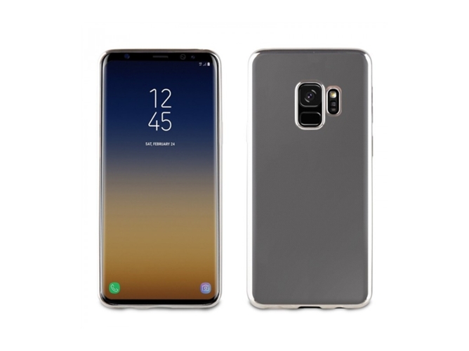 Carcasa Samsung Galaxy S9 MUVIT LIFE Bling Transparente