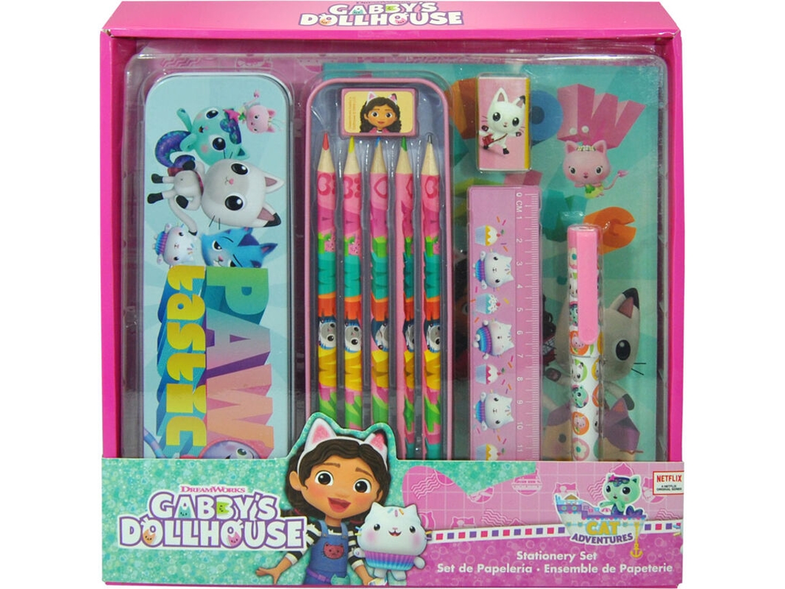 Conjunto de artículos de papelería Gabby'S Dollhouse