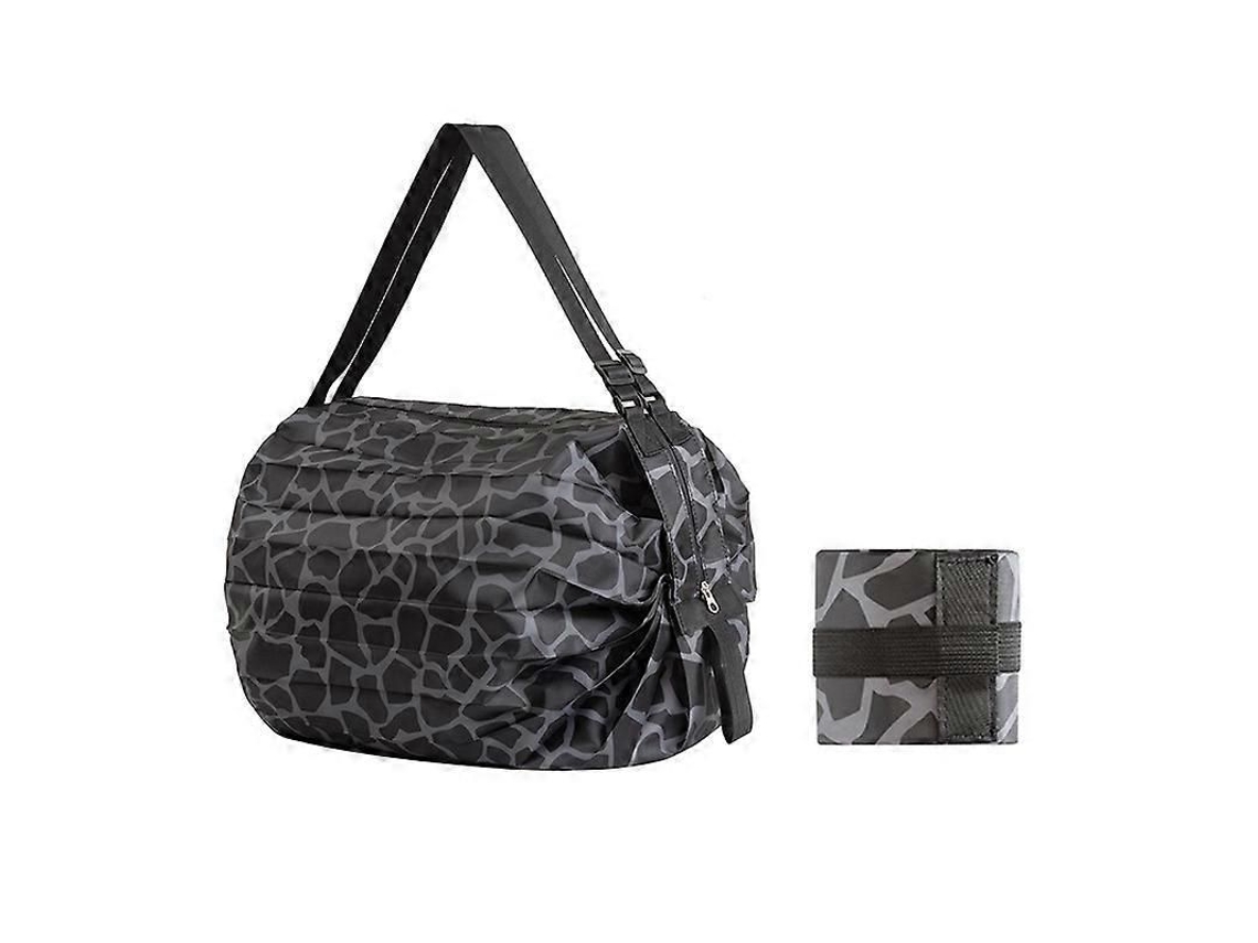 Bolsa de compras plegable GOKOCO para viajes, bolso de hombro portátil