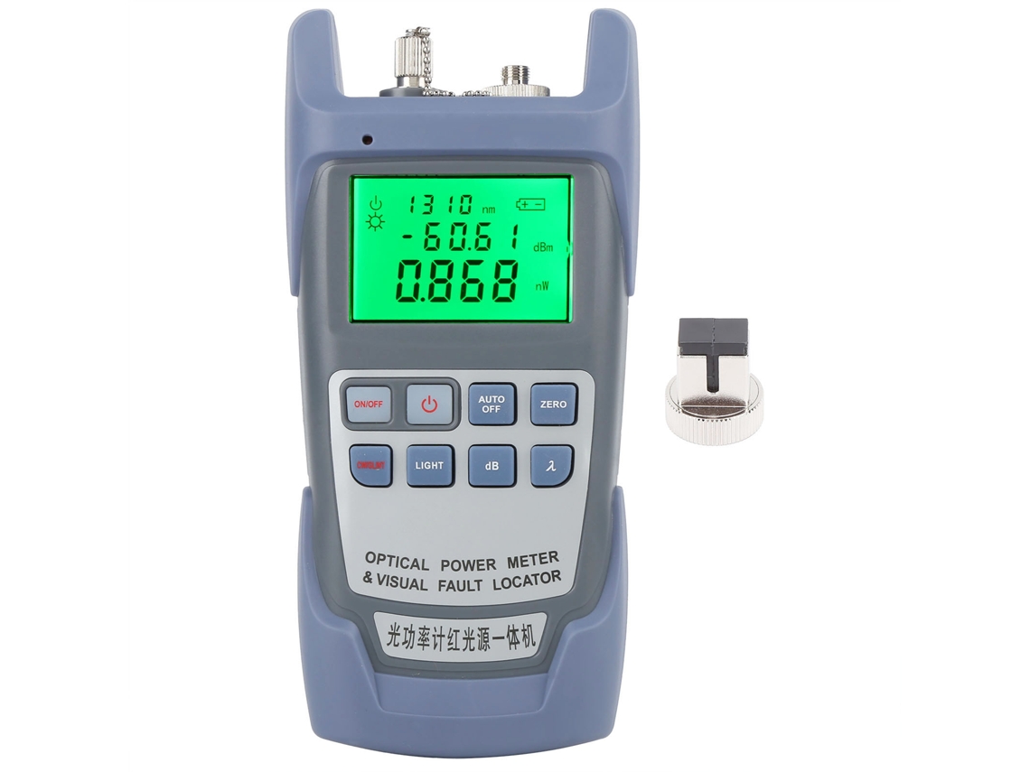 Medidor De Potencia Óptica Dxp-50d, Comprobador De Fibra Óptica Con Luz Roja, 5 Km 1 Mw