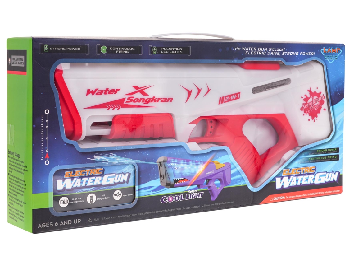Pistola de agua B.active con función de luz roja