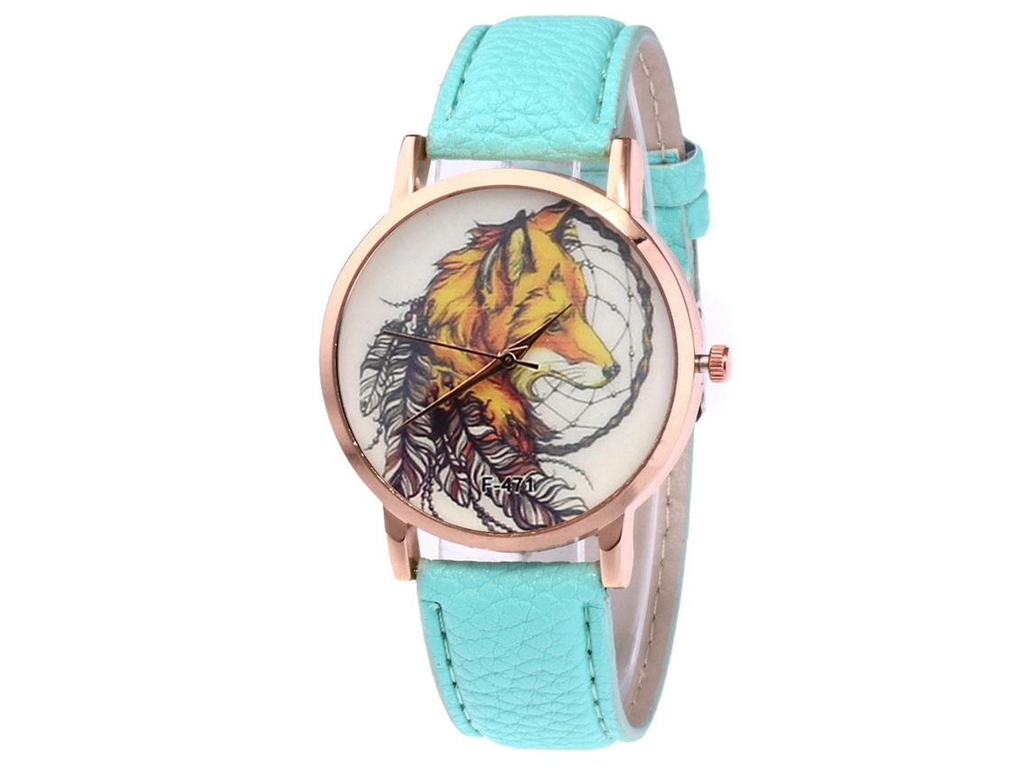 Reloj De Cuarzo Analógico Zhoulianfa Unisex De Ocio Color Crema Menta