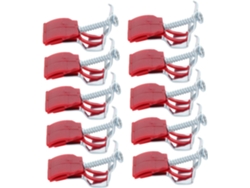 Juego De 10 Soportes Sencillos, Compactos Y Robustos Para