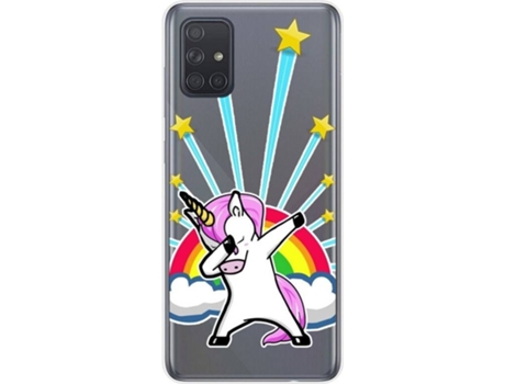 Carcasa Samsung Galaxy A71 5G TUMUNDOSMARTPHONE Dibujos Transparente Multicolor