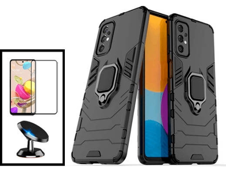 Kit Carcasa + Protector de Pantalla + Soporte Samsung Galaxy A53 5G GIFT4ME Negro