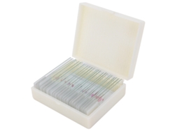 25 portaobjetos para microscopio para especímenes animales para la enseñanza de las ciencias DW-25