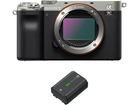 Kit Cámara SONY Alpha a7C Plateado + Batería (Full-Frame)