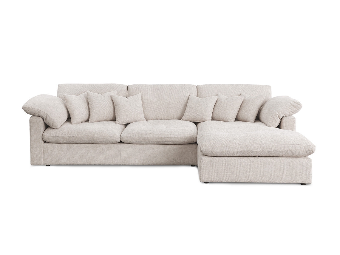 Sofá Chaise Longue Abbi 300 cm beige chaise longue a la derecha SALDOSYSTOCKS
