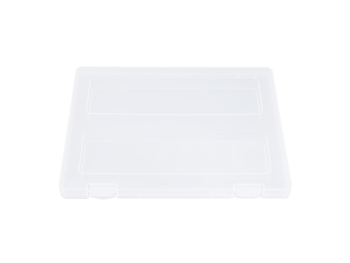 Caja De Plástico Transparente Para Guardar Documentos Con Cierre De Hebilla Seguro, Tamaño A4.