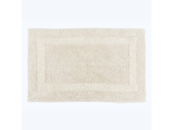 Homescapes Luxury Reversible Cotton Bath Mat - Natural Cream