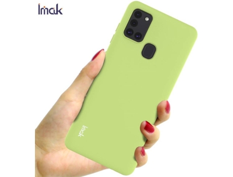 Carcasa + Protector Samsung Galaxy A21s HFS-HOUSE TPU Verde