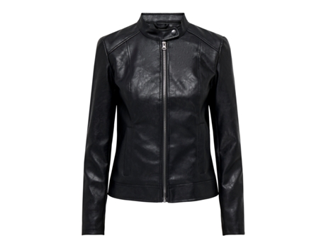 Abrigo de Cuero para Mujer JDY (Cuero - 32 - Negro)