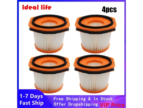 Filtro 4X para sistema Shark Wandvac Ws620 Ws630 Ws632 Ws632Blbrn Ws632Gdbrn aspiradora inalámbrica Xffwv360 filtros de piezas de aspiradora