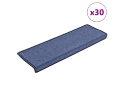 Conjunto 30 Alfombrilla escalera VIDAXL azul
