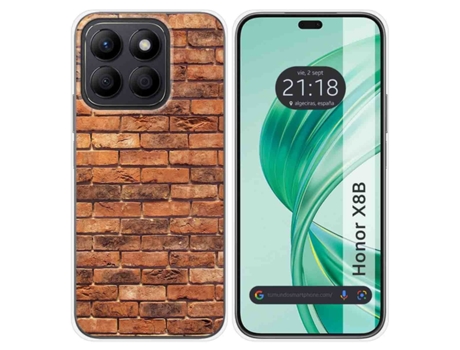 Funda Diseño Ladrillo para Honor X8B TUMUNDOSMARTPHONE Silicona Multicolor