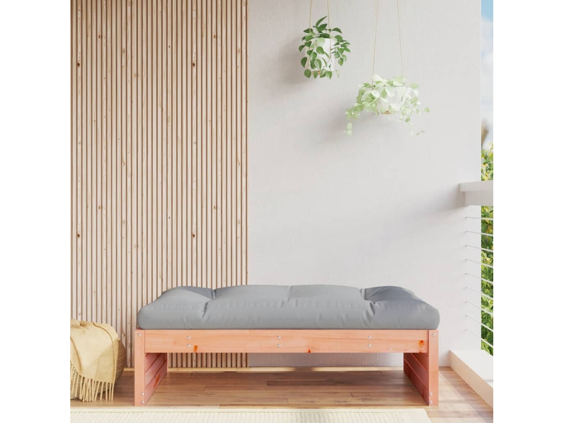 Reposapiés de jardín 120x80cm Madera maciza Douglas Wsd57781 Lovely Home