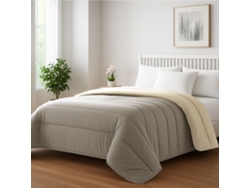 Edredón ONIRICA Bouty Cara Cama Algodón Beige (220x240cm)